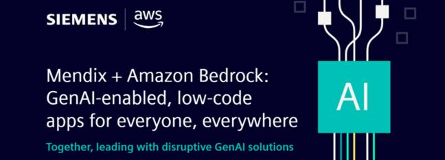 How to get started using GenAI with AWS and Mendix (infographic)