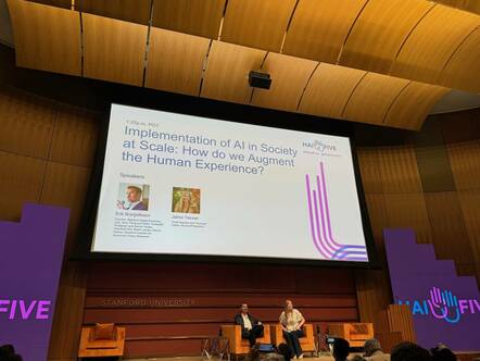 Erk Brynjolfsson and Jamie Teevan, Stanford HAI