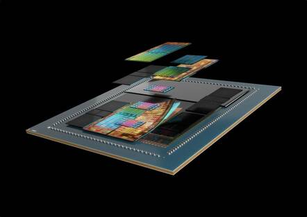 MI300A meshes 24 Zen 4 cores, six CDNA 3 GPU dies and 128GB of HBM3 memory onto a single package aimed at HPC workloads MI300A meshes 24 Zen 4 cores, six CDNA 3 GPU dies and 128GB of HBM3 memory onto a single package aimed at HPC workloads